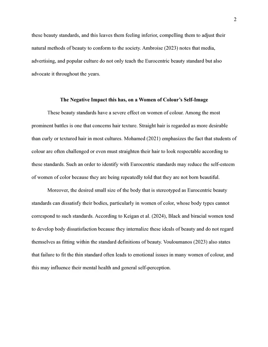 Eurocentric Notion of Beauty : SCRIPT Day 41 & 42 - Page 2