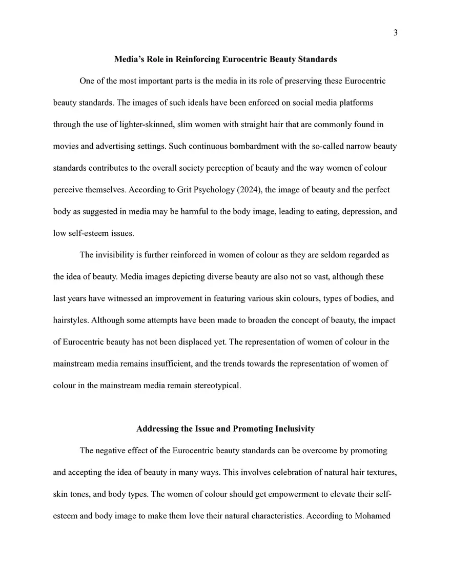 Eurocentric Notion of Beauty : SCRIPT Day 41 & 42 - Page 3