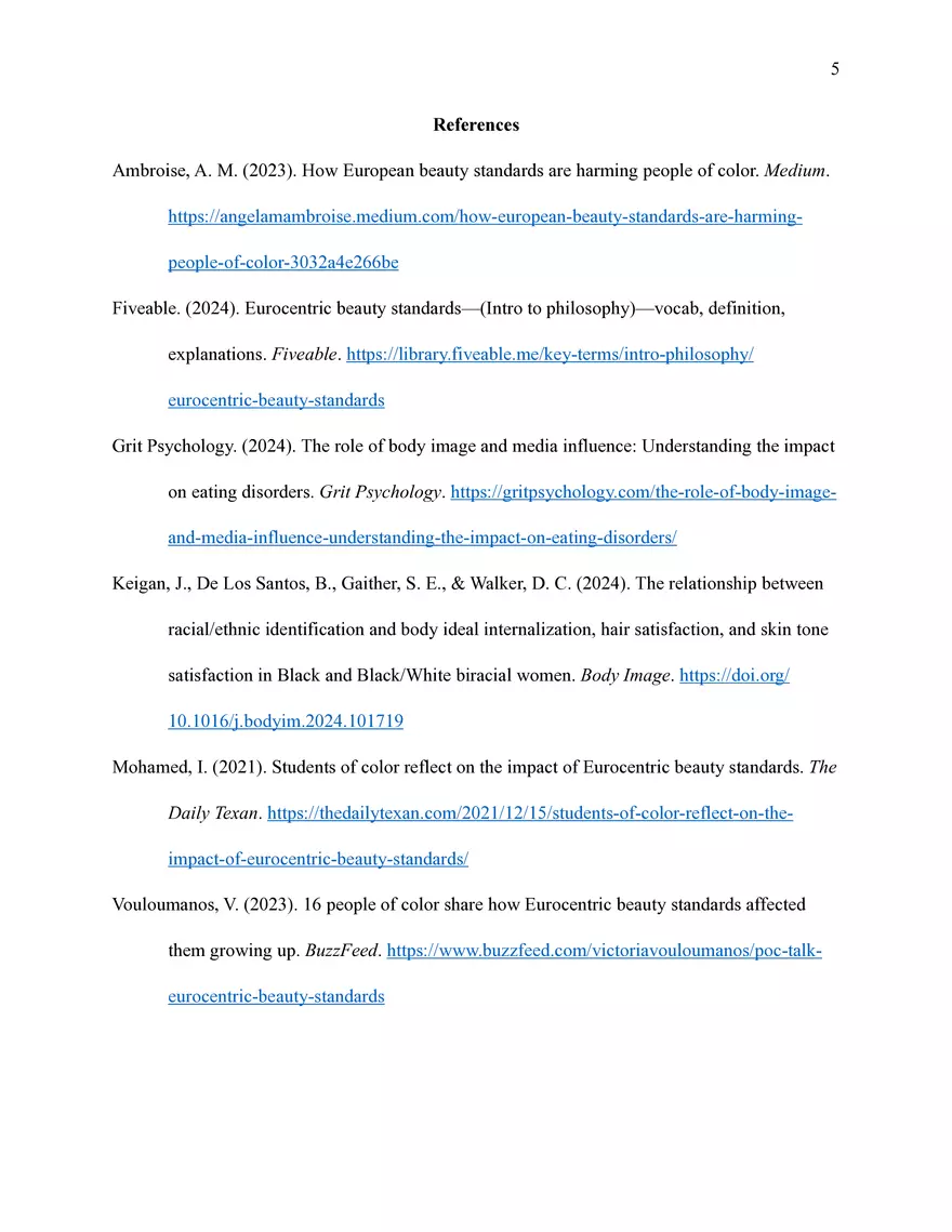Eurocentric Notion of Beauty : SCRIPT Day 41 & 42 - Page 5