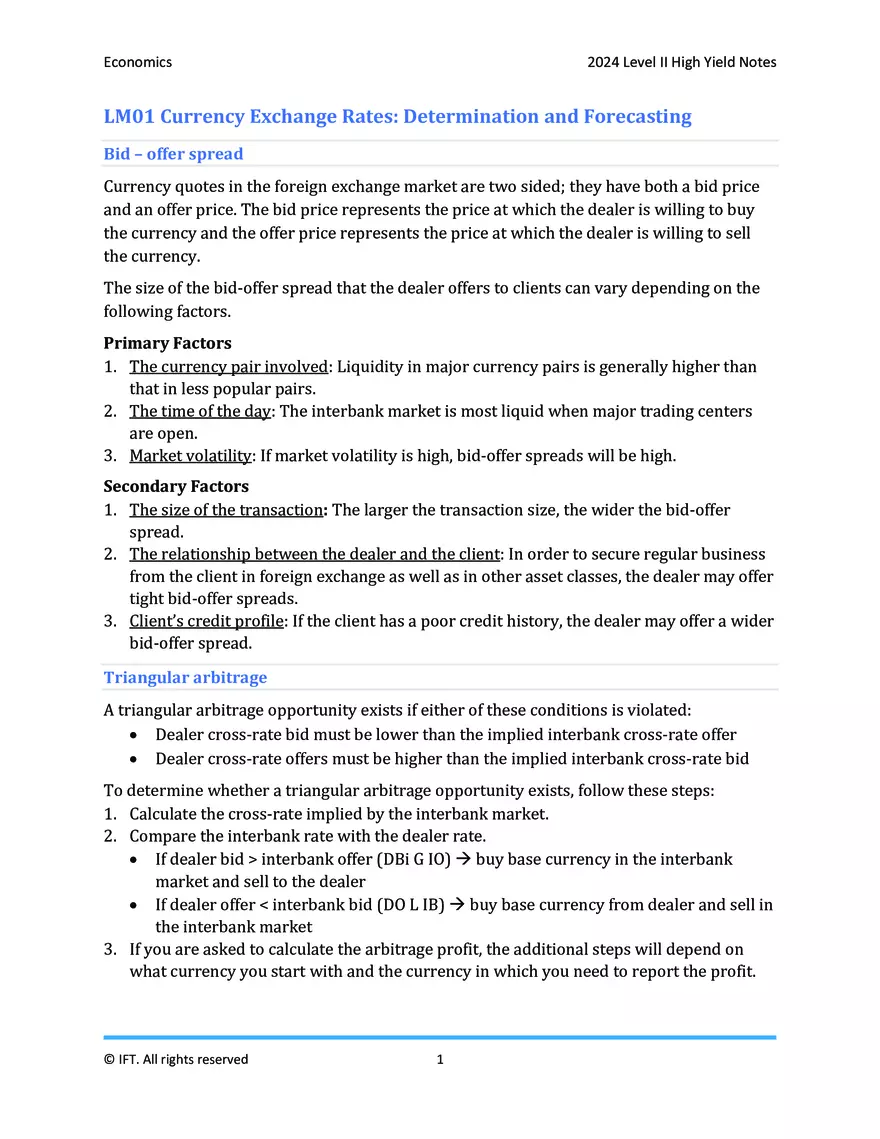 Currency Exchange Rates: Determination and Forecasting - Page 13
