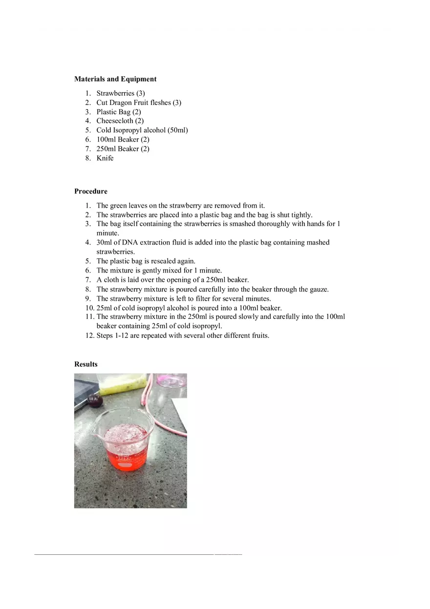 DNA Extraction of Fruits - Page 2