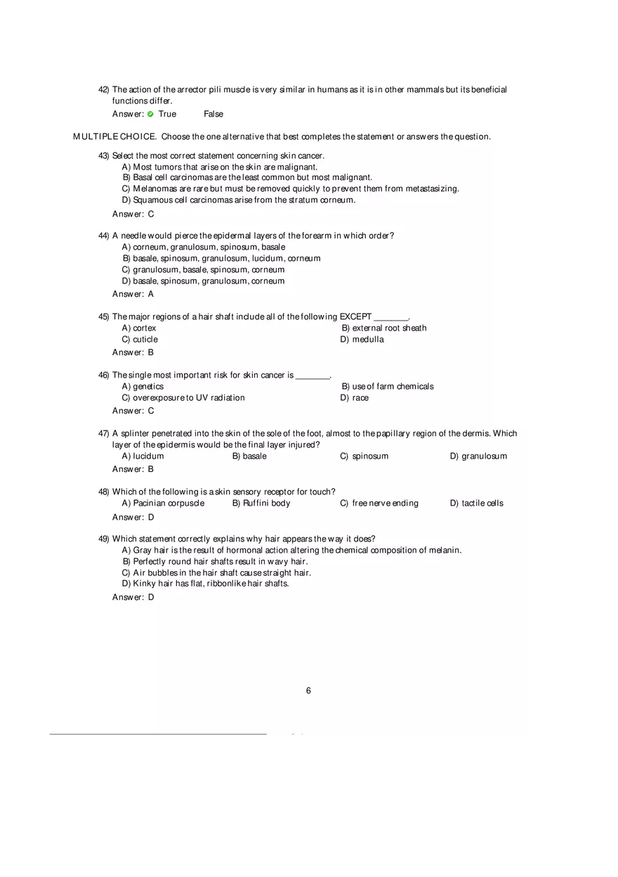 Components of Photosystems Answer Key - Page 12