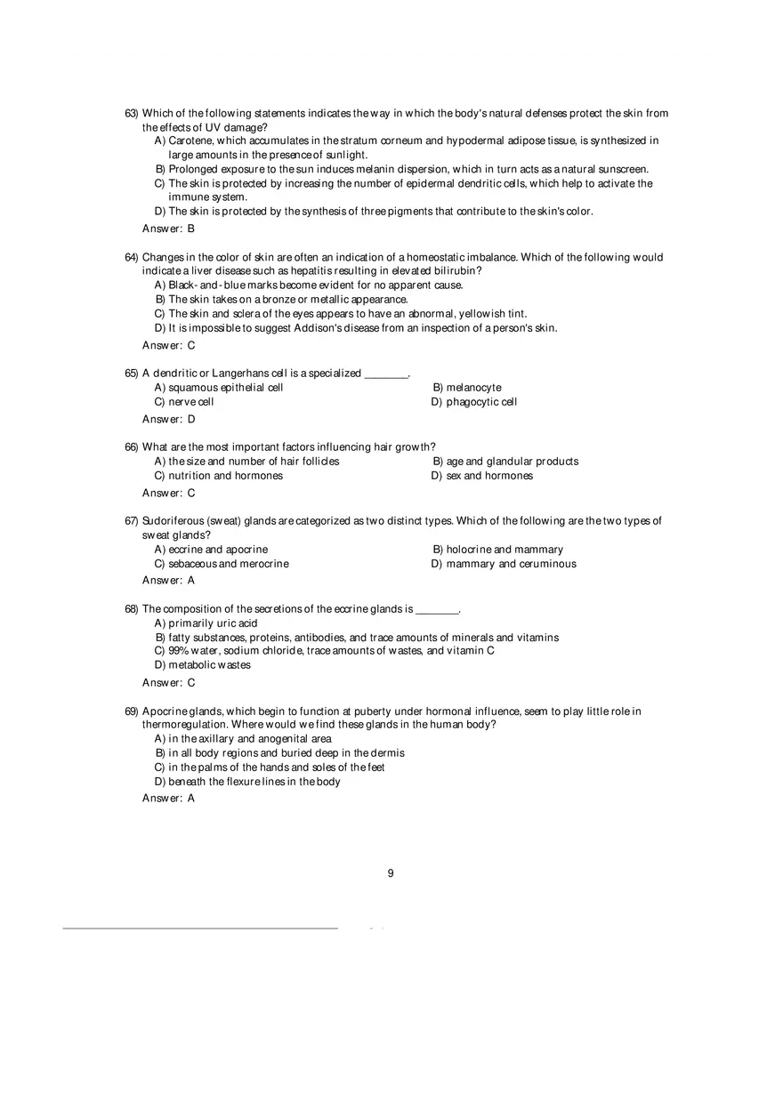 Components of Photosystems Answer Key - Page 15