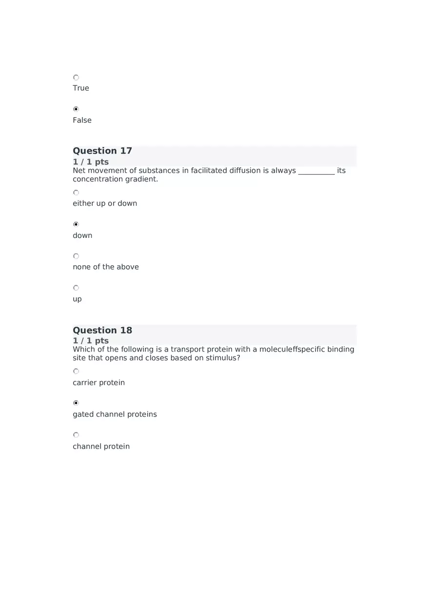 Cell Membrane to Cardiovascular System Quiz Part 1 - Page 7