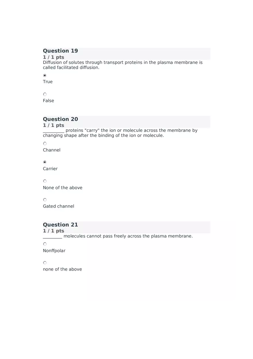 Cell Membrane to Cardiovascular System Quiz Part 1 - Page 8