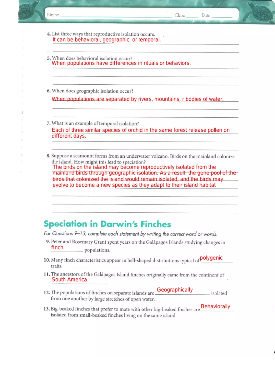 Genes and Variation Chapter 17 Study Guide - Page 15