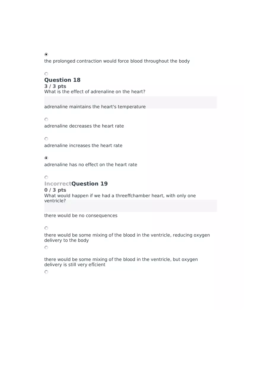 Cell Membrane to Cardiovascular System Quiz Part 4 - Page 9