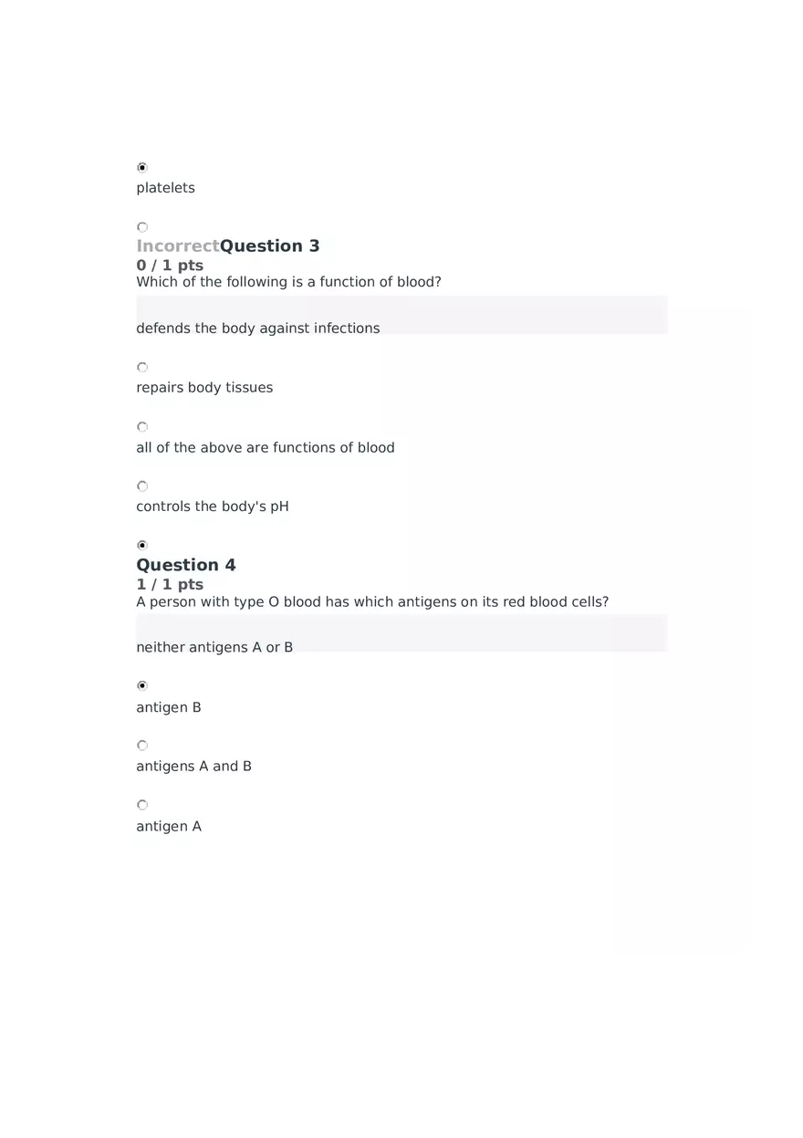 Cell Membrane to Cardiovascular System Quiz Part 3 - Page 7