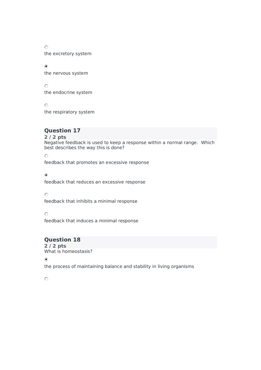 Cell Membrane to Cardiovascular System Quiz Part 3 - Page 2