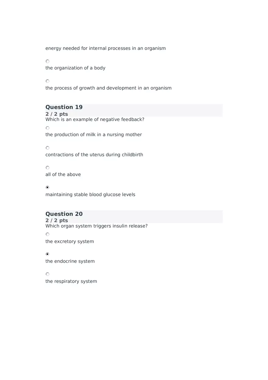 Cell Membrane to Cardiovascular System Quiz Part 3 - Page 3