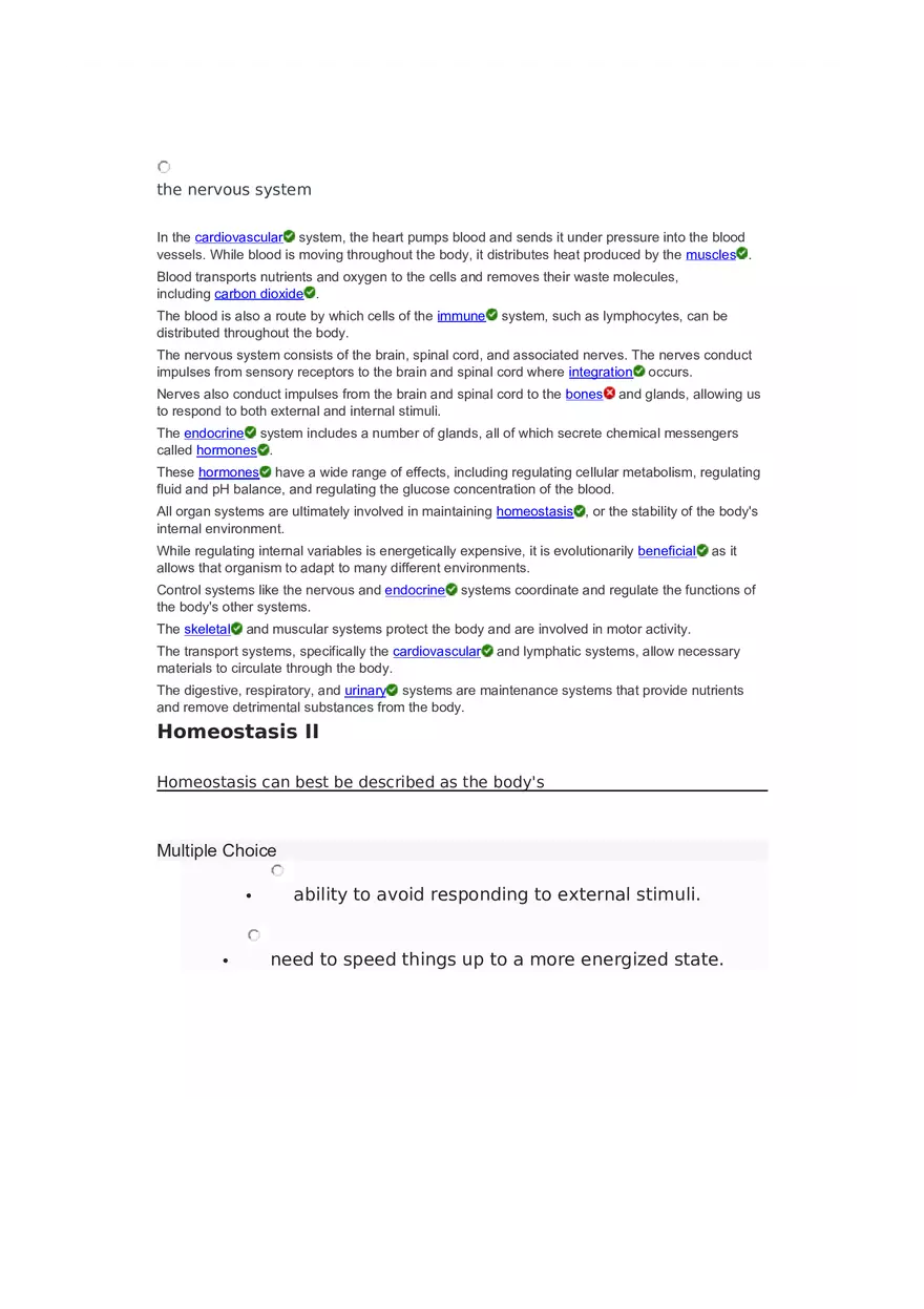 Cell Membrane to Cardiovascular System Quiz Part 3 - Page 4