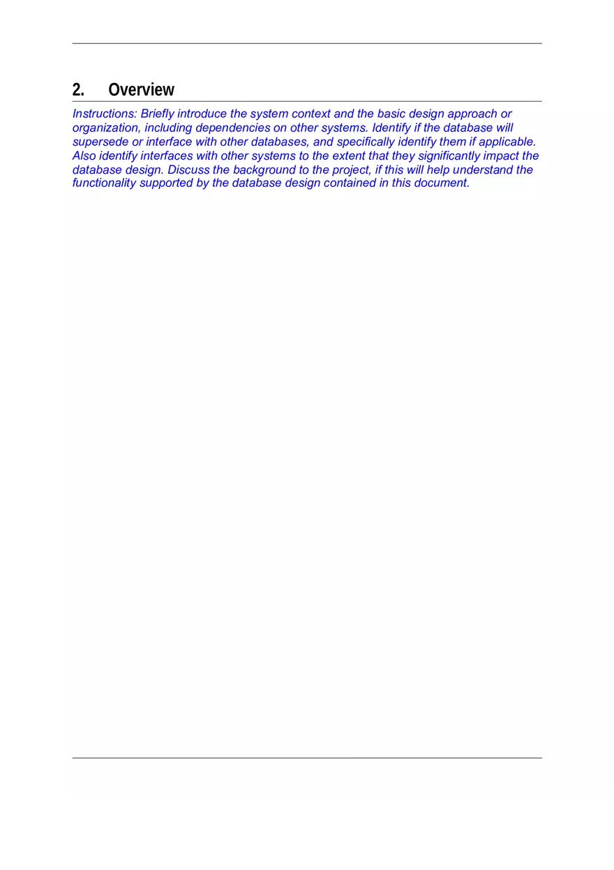 Database Design Document - Page 2