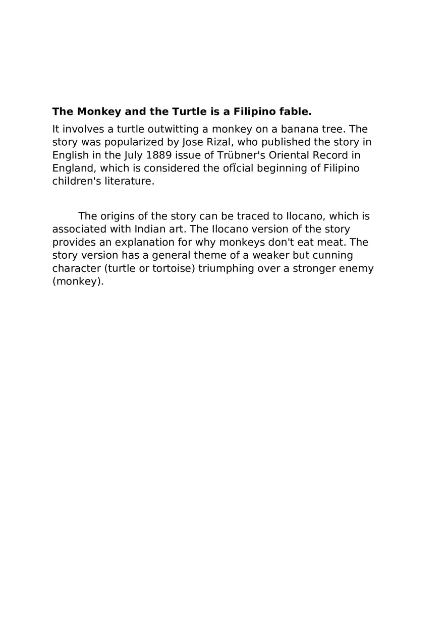 The Monkey and the Turtle - Page 2
