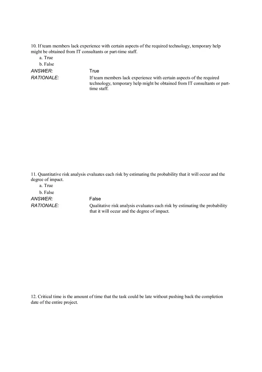 Chapter 03 Managing Systems Projects TF - Page 9