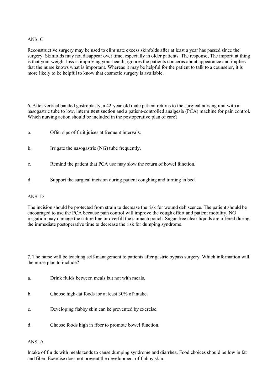 Obesity Test Bank - Page 3