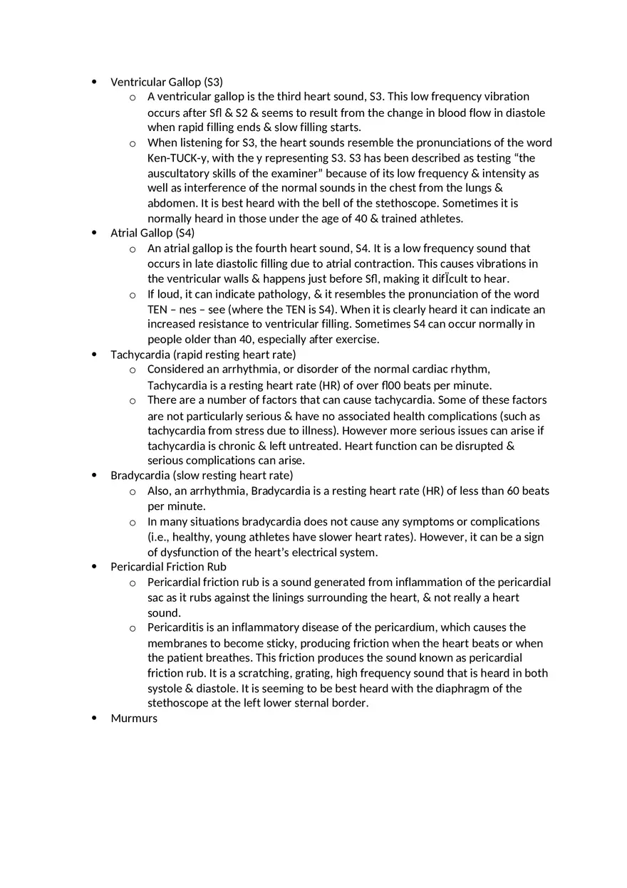 Cardiovascular Concept Lab Notes - Page 2