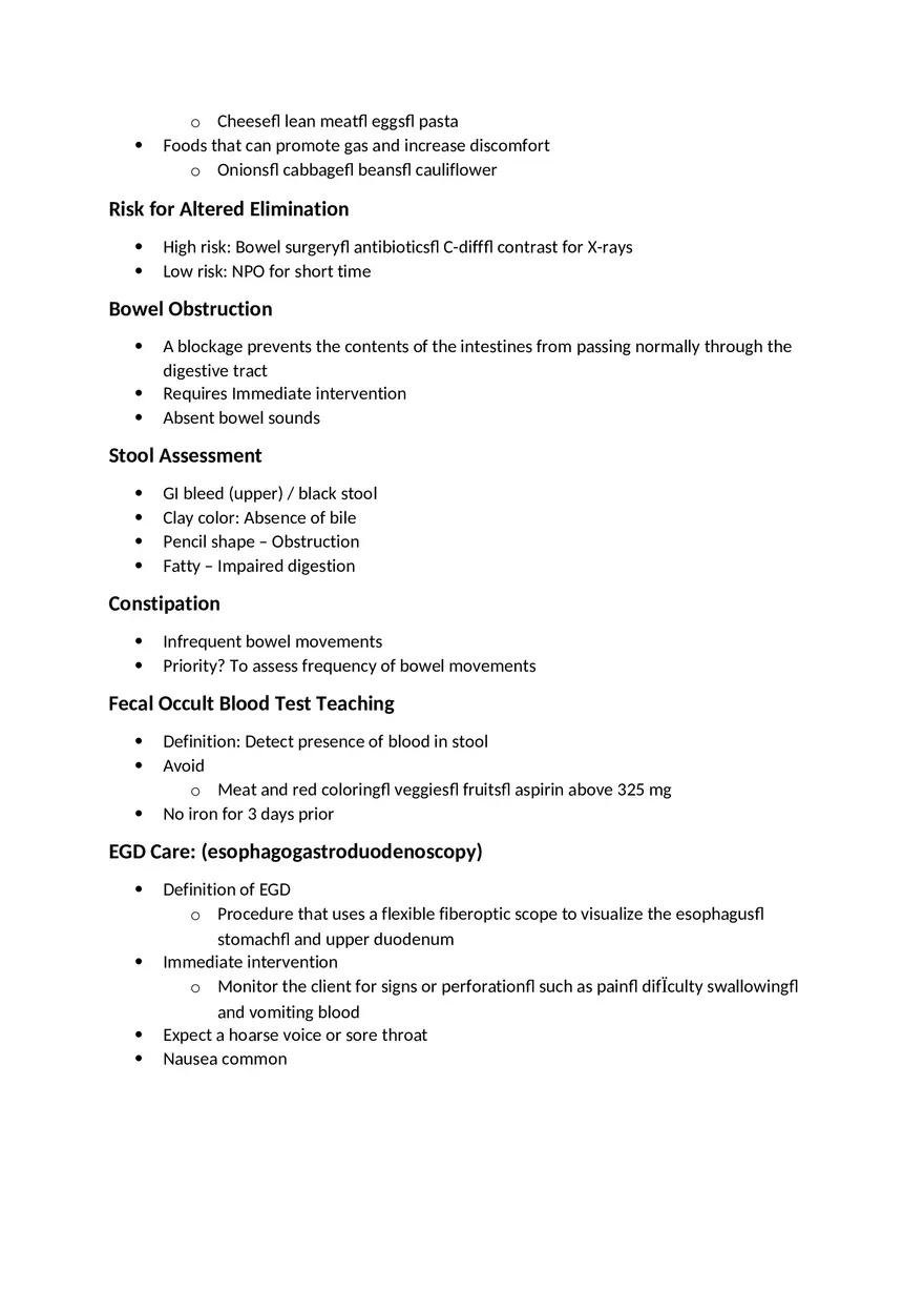 Urinary and Bowel Elimination Study Guide - Page 4