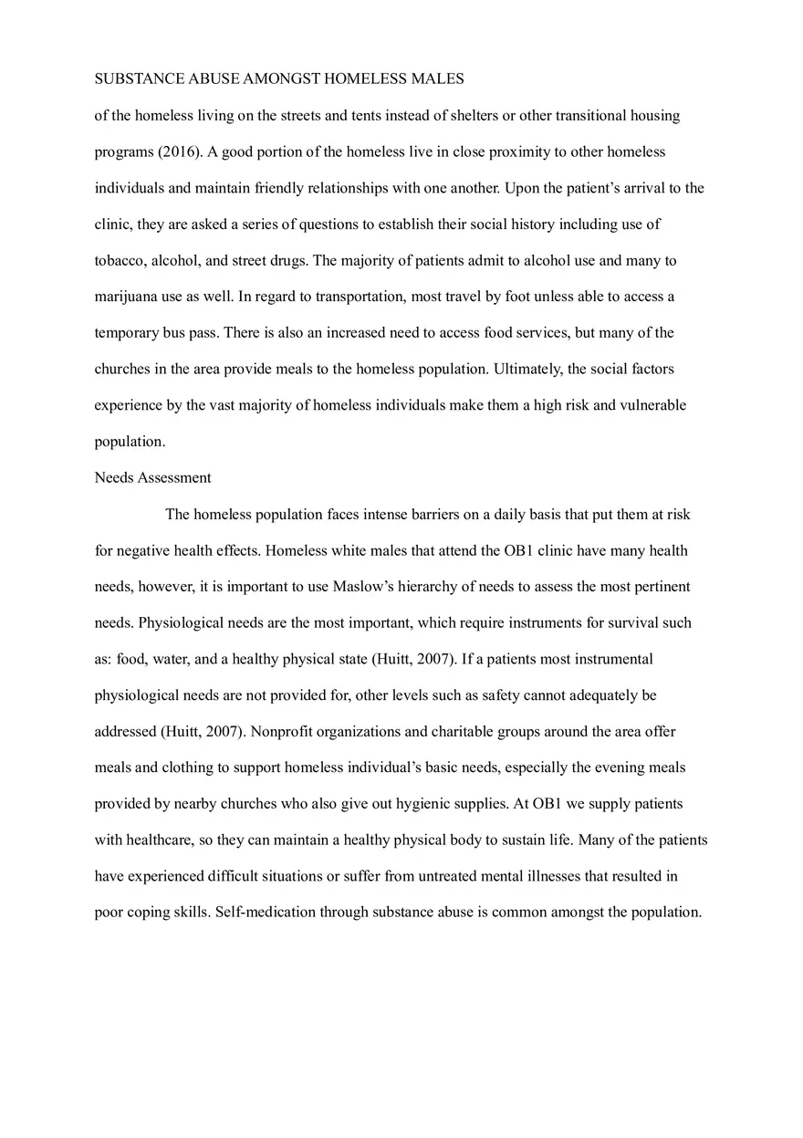Community Nursing Careplan - Population Based Change Care Plan - Page 2