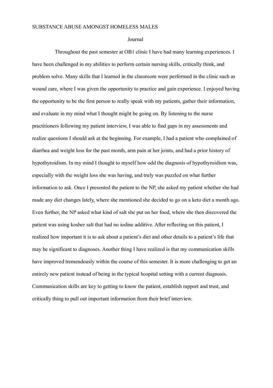 Community Nursing Careplan - Population Based Change Care Plan - Page 5