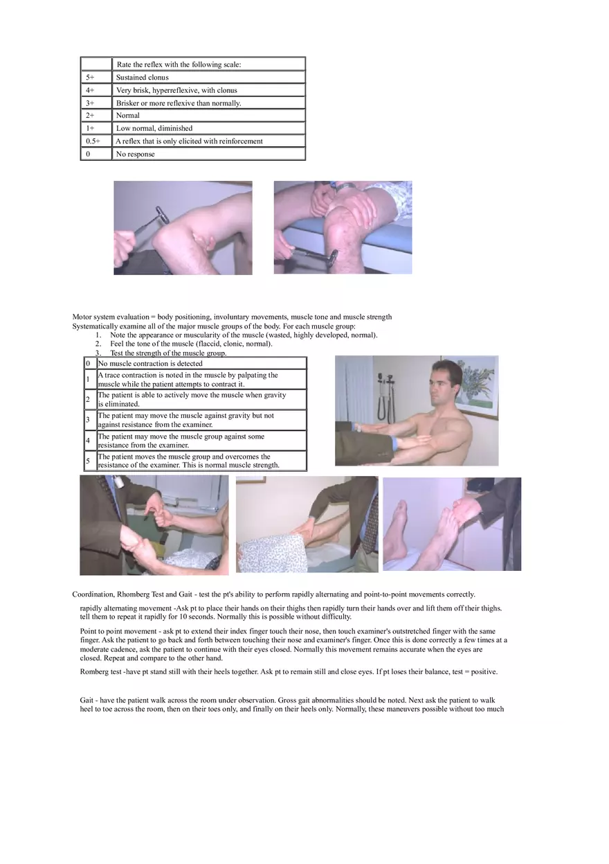 Narrative Charting Resource Sheet - Wording and  What to Look for in Head to Toe Assessment - Page 4