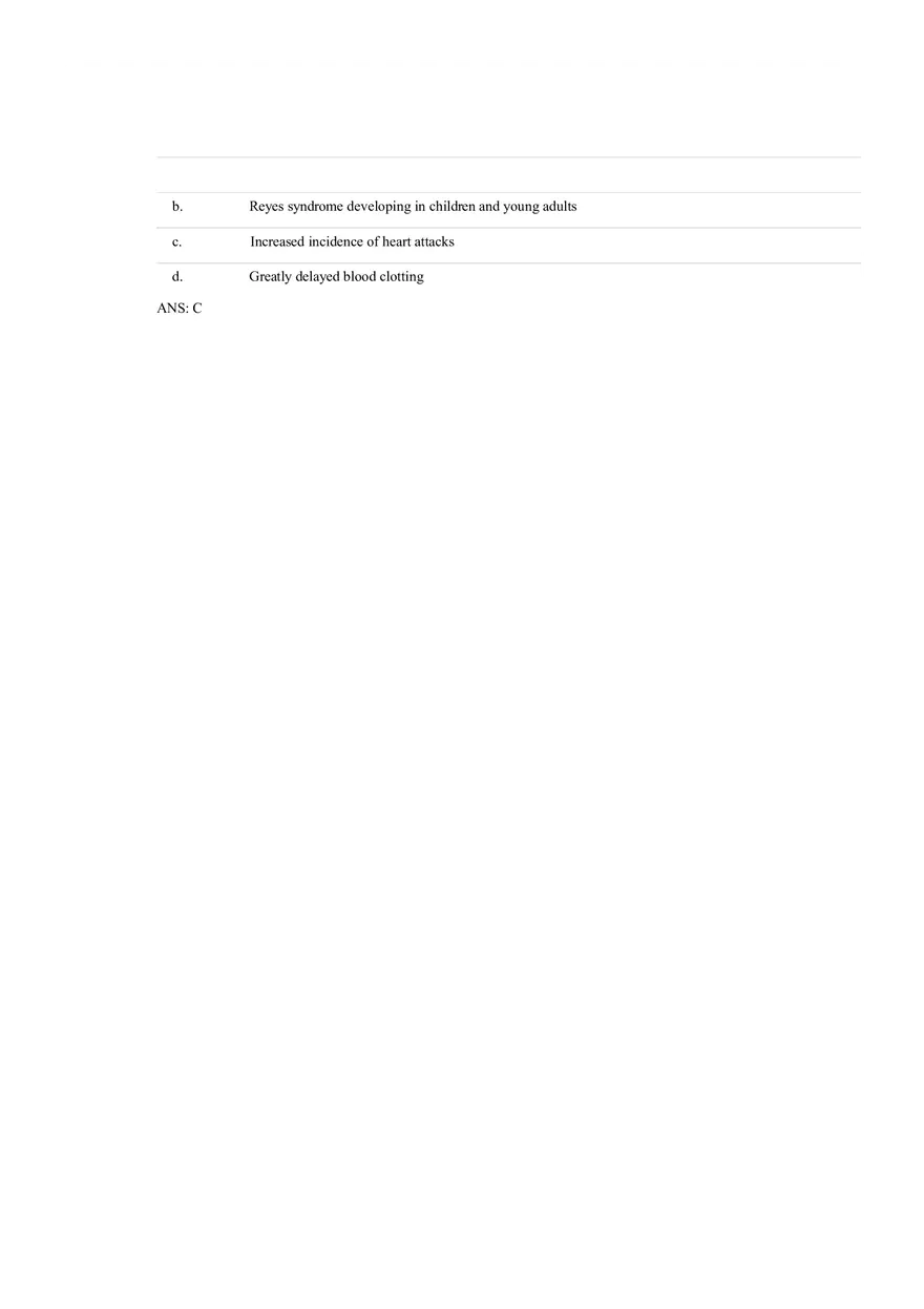 Answer Key - Inflammation and Healing Test Bank - Page 9