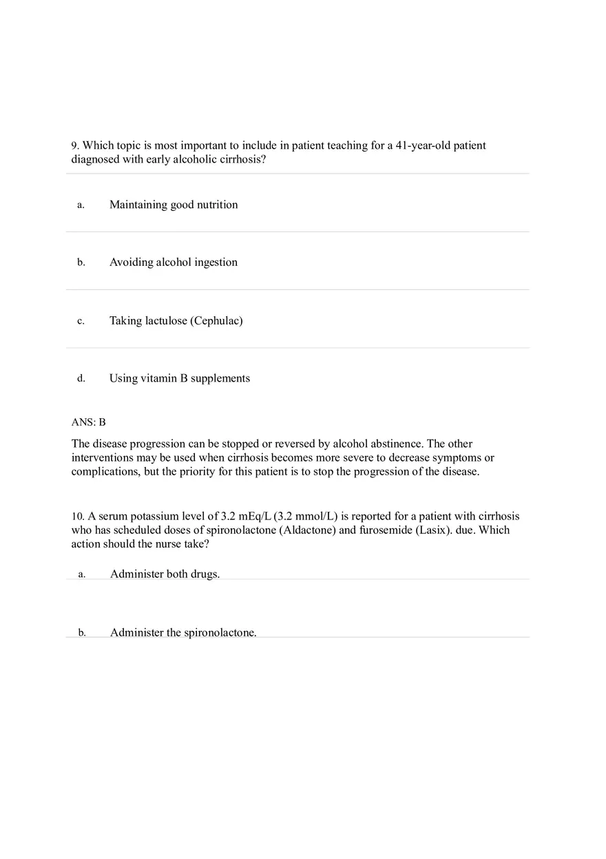 Health Disparities Answer Key Part 7 - Page 1