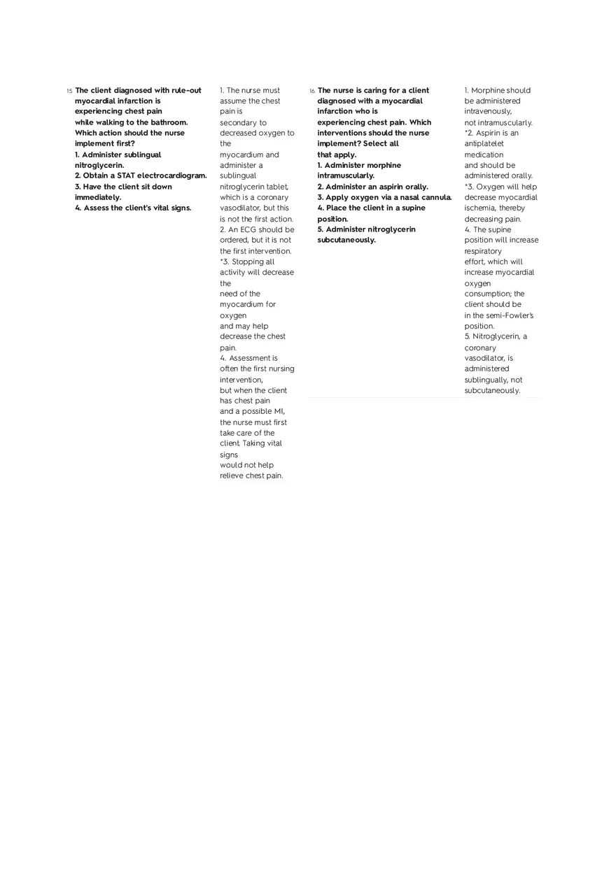 Cardiovascular Questions Part 1 - Page 7
