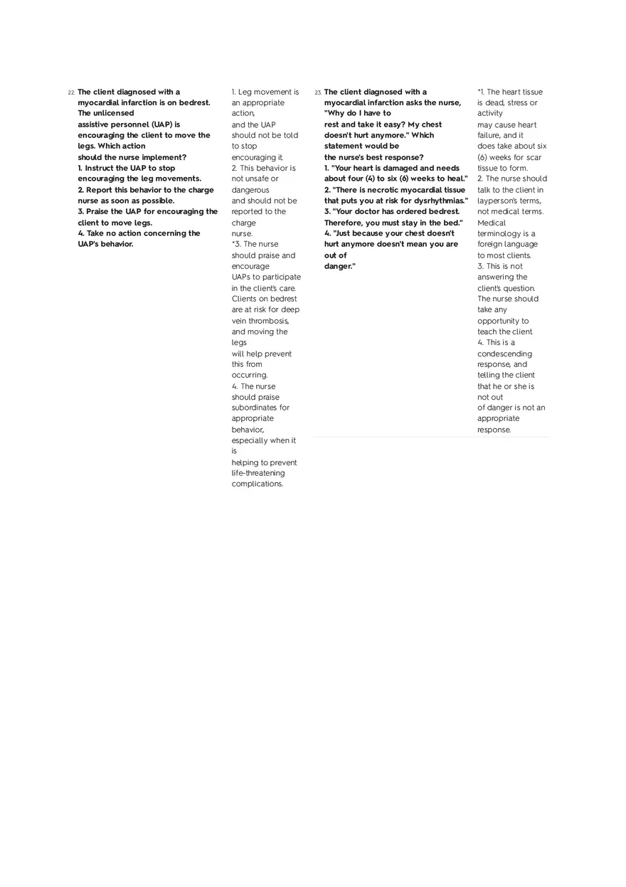 Cardiovascular Questions Part 1 - Page 10