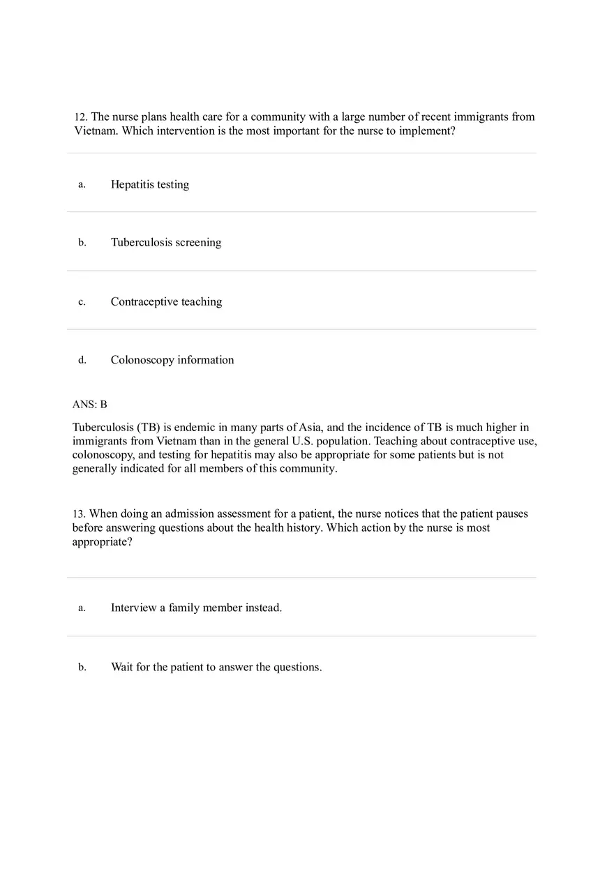 Health Disparities Answer Key Part 1 - Page 9