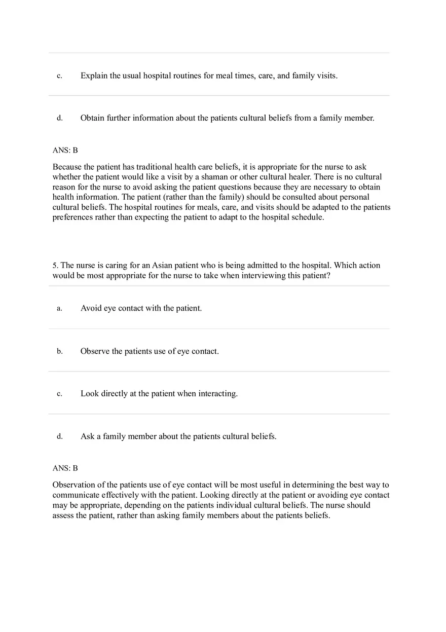 Health Disparities Answer Key Part 1 - Page 4