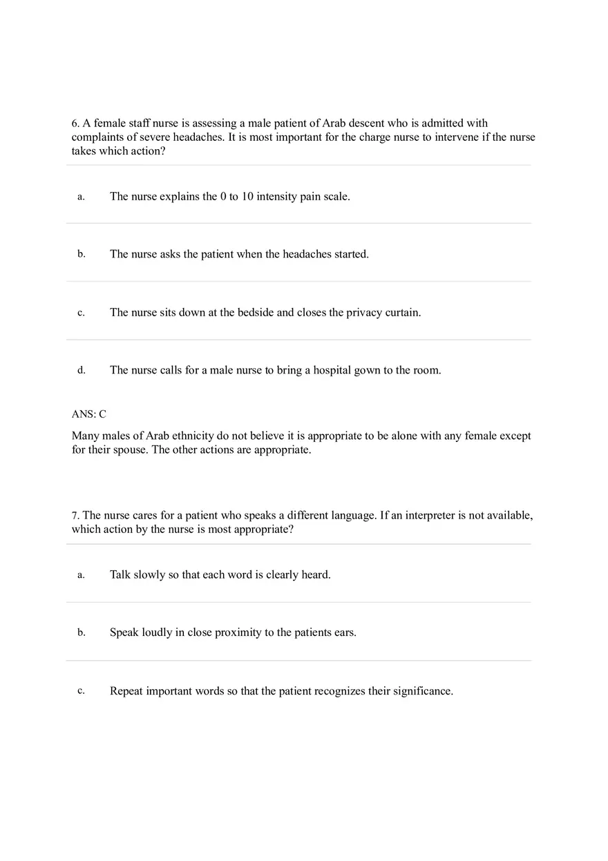 Health Disparities Answer Key Part 1 - Page 5