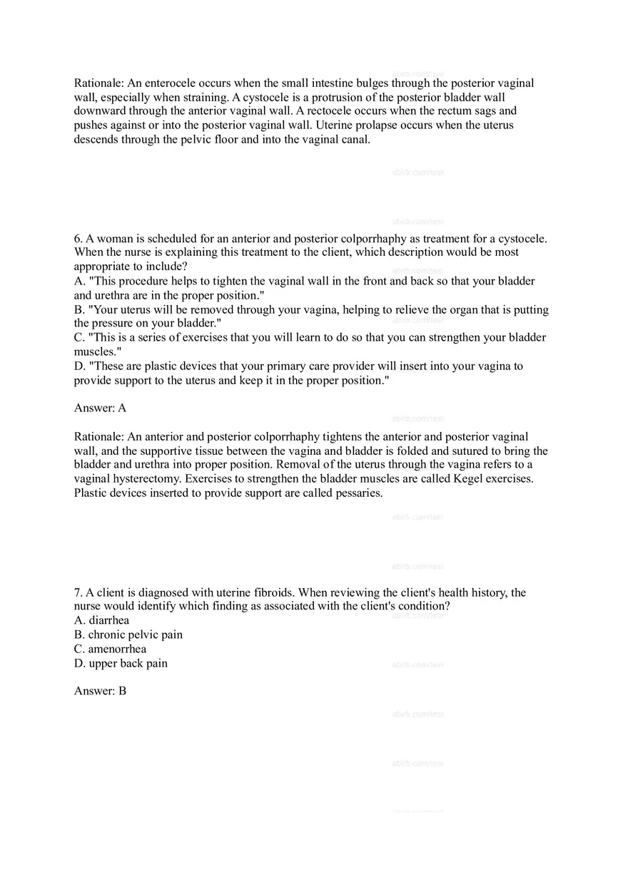 Chapter 7 Nursing Test Bank - Page 7