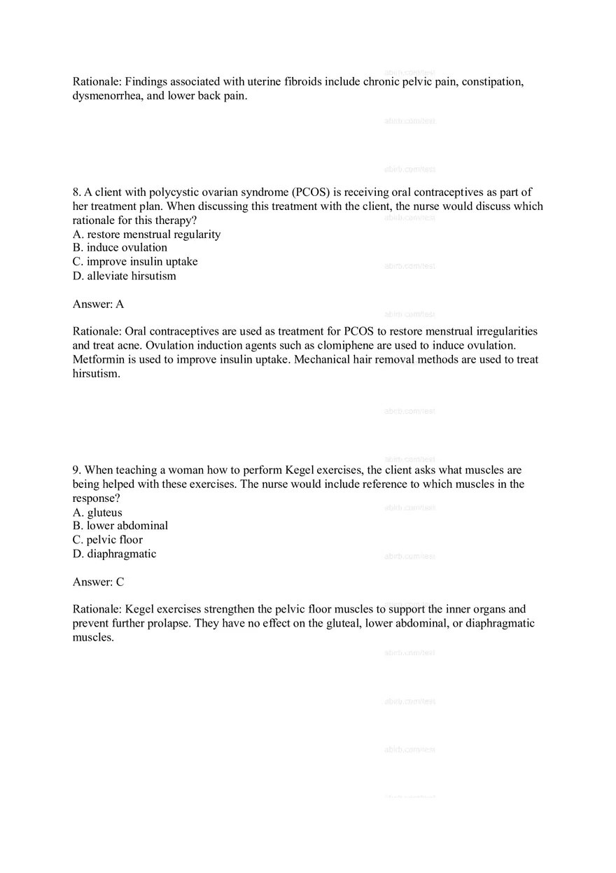 Chapter 7 Nursing Test Bank - Page 8
