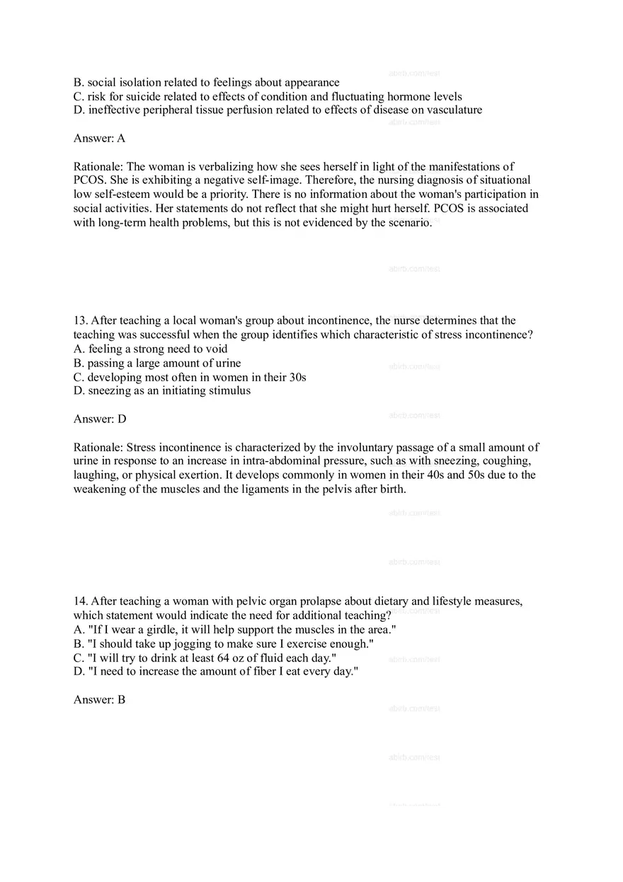 Chapter 7 Nursing Test Bank - Page 10
