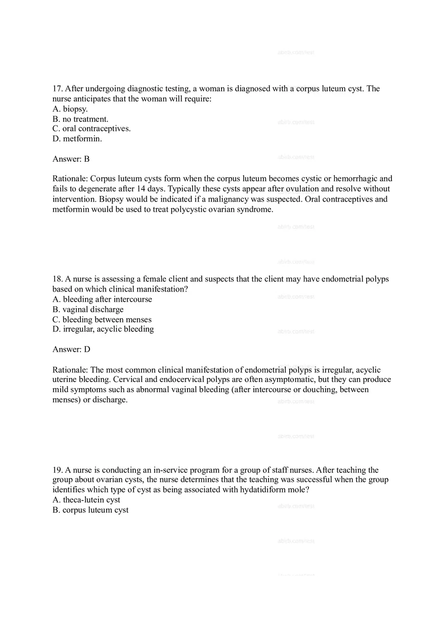Chapter 7 Nursing Test Bank - Page 12