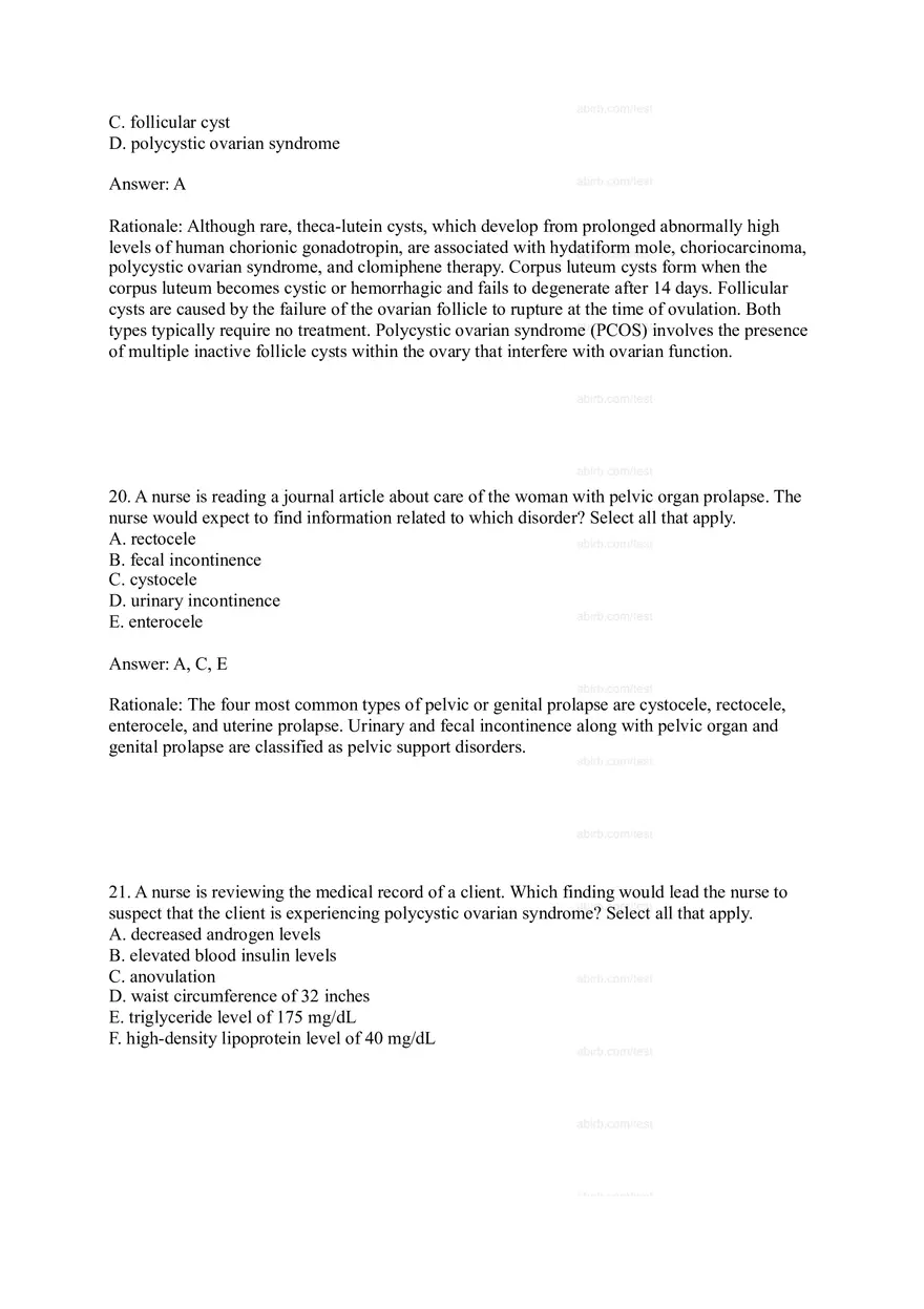 Chapter 7 Nursing Test Bank - Page 13