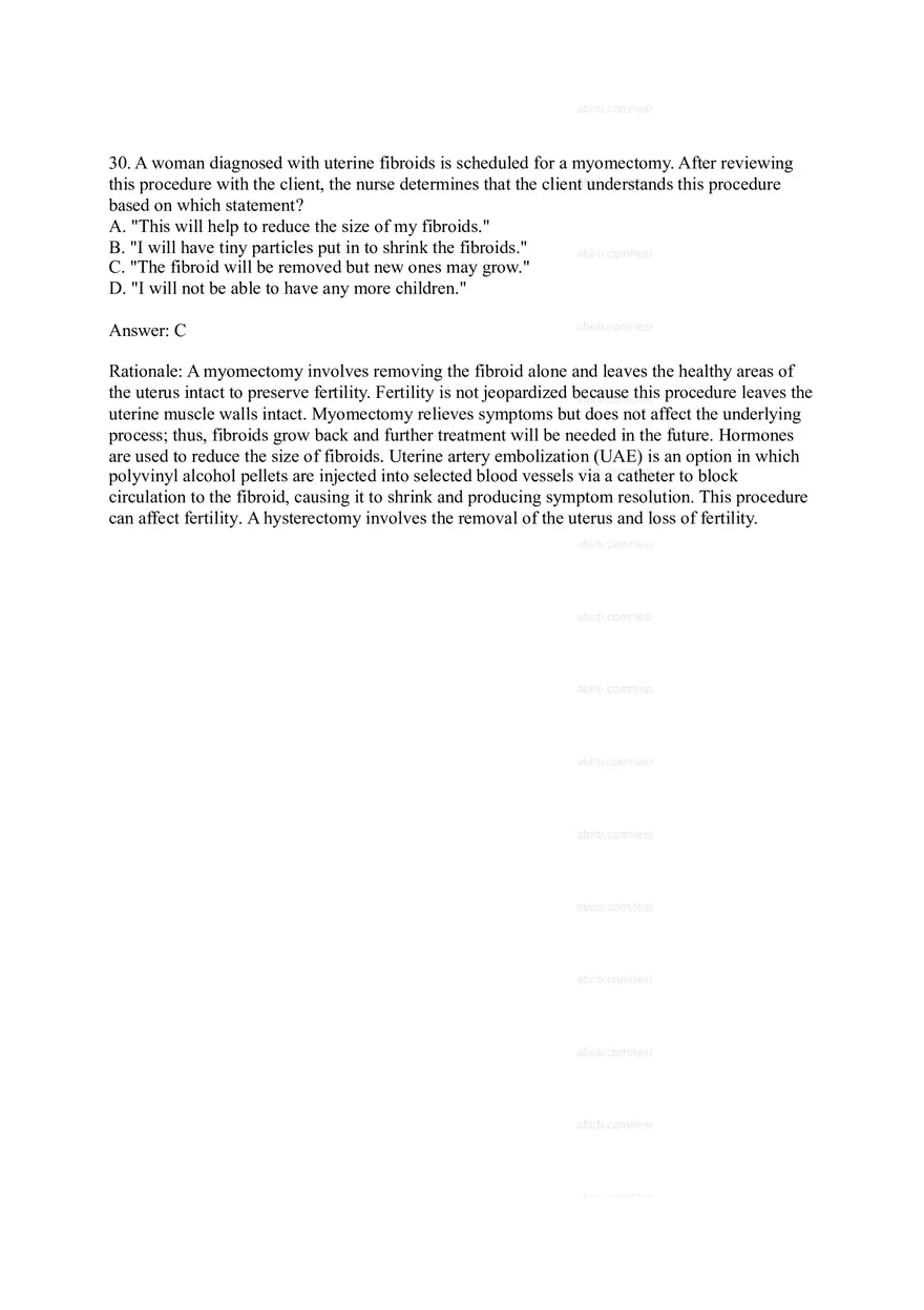 Chapter 7 Nursing Test Bank - Page 6