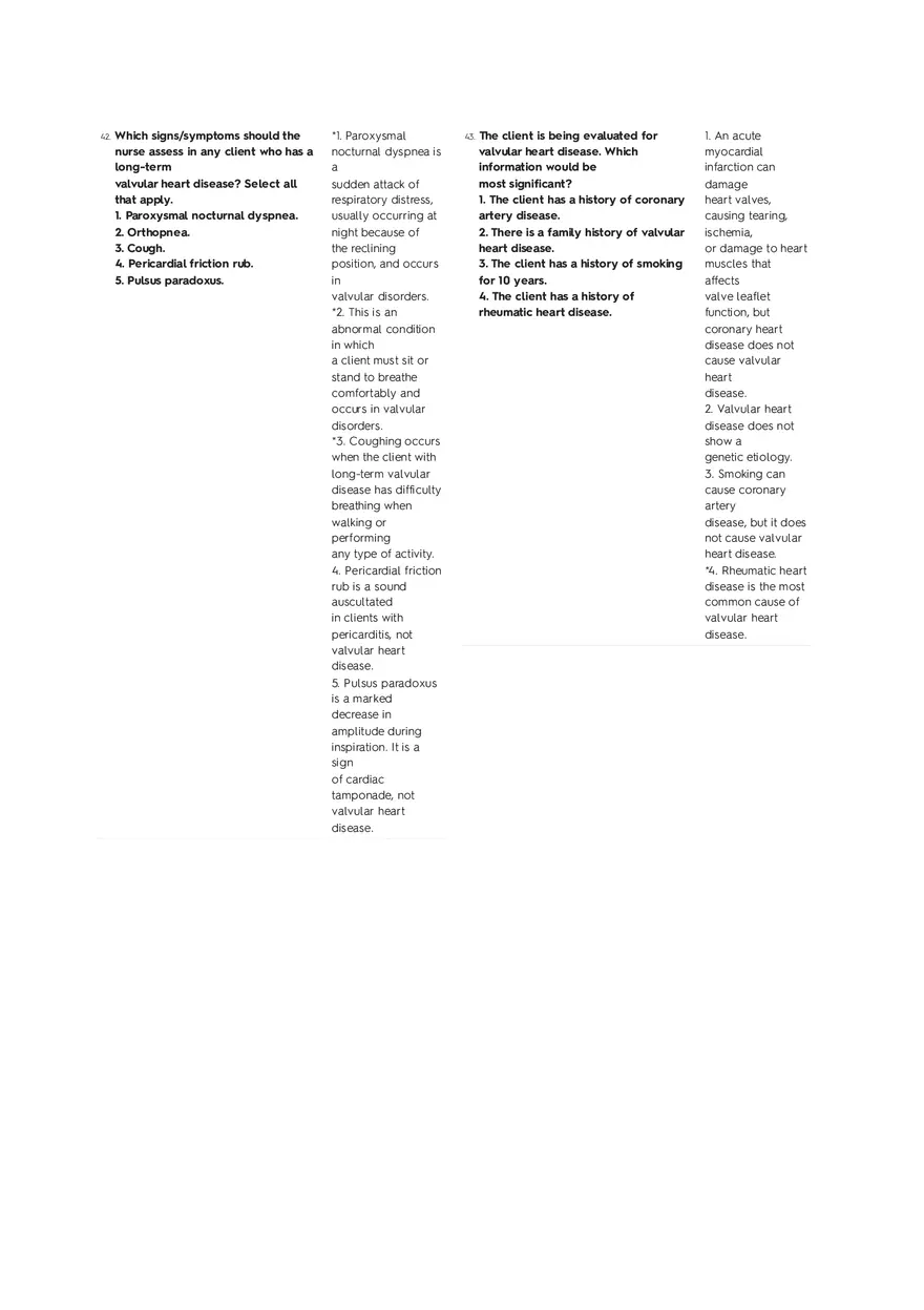 Cardiovascular Questions Part 2 - Page 9