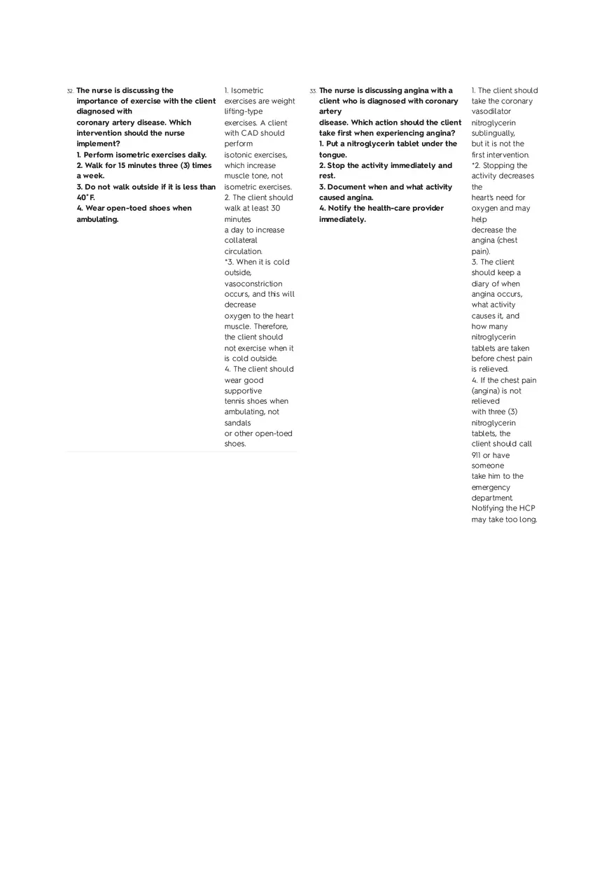 Cardiovascular Questions Part 2 - Page 5