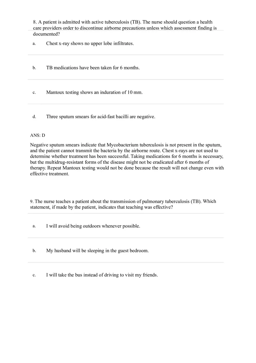 Health Disparities Answer Key Part 4 - Page 1