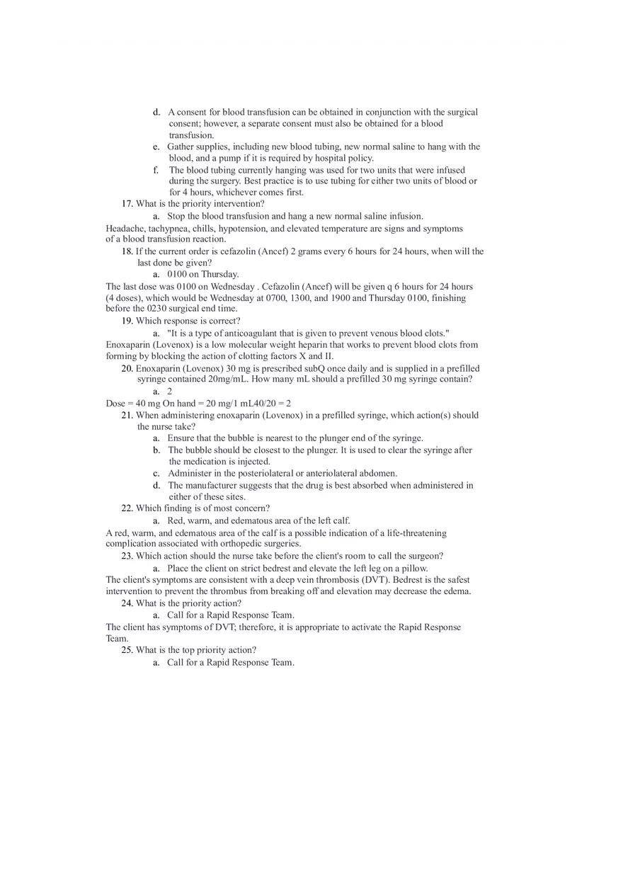 Rheumatoid Arthritis with Joint Arthroplasty Notes - Page 8