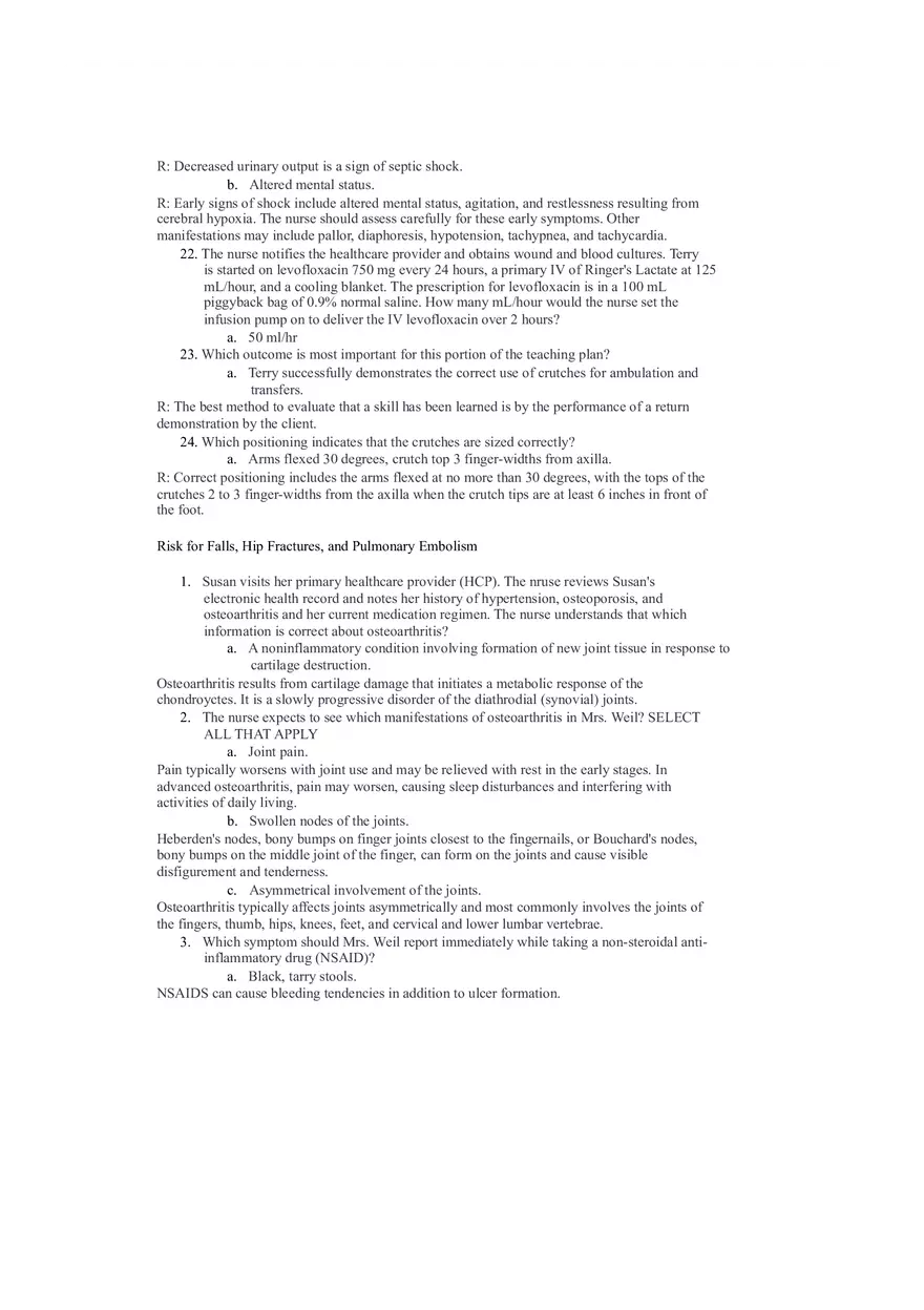 Rheumatoid Arthritis with Joint Arthroplasty Notes - Page 5