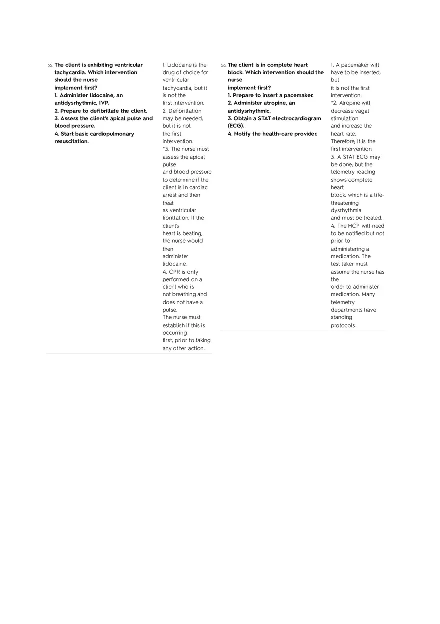 Cardiovascular Questions Part 3 - Page 8