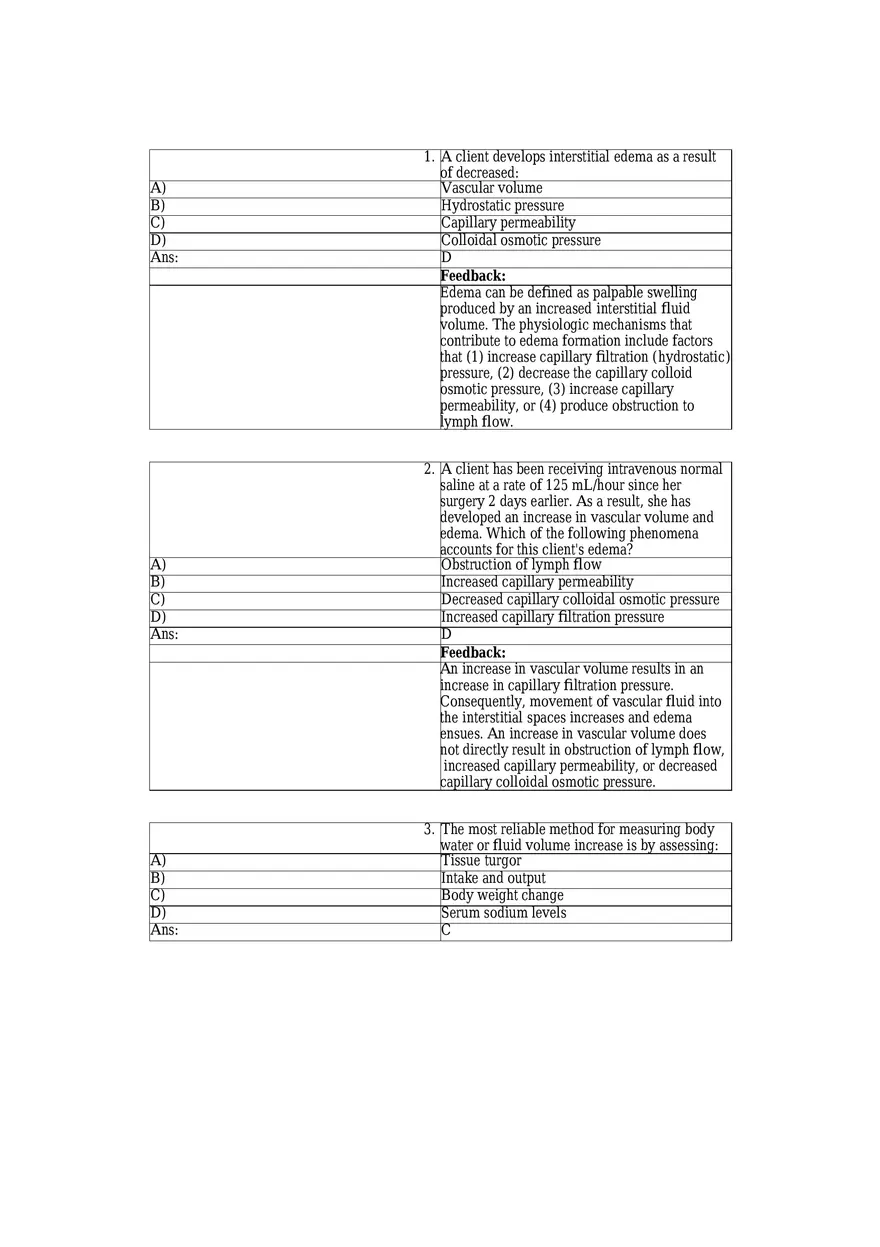 Pathology and Therapeutics Questions and Answers - Page 1