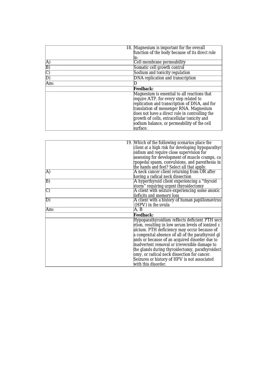 Pathology and Therapeutics Questions and Answers - Page 3