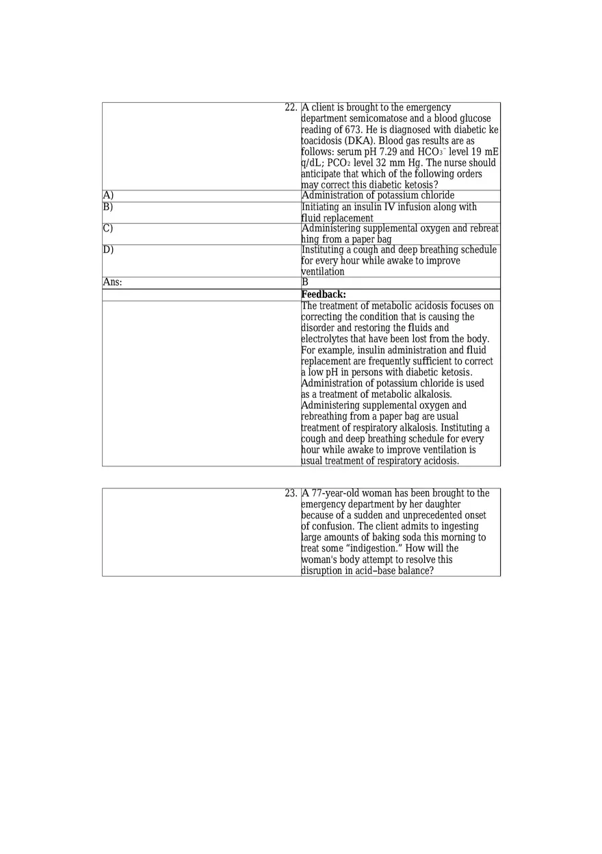 Pathology and Therapeutics Questions and Answers - Page 5