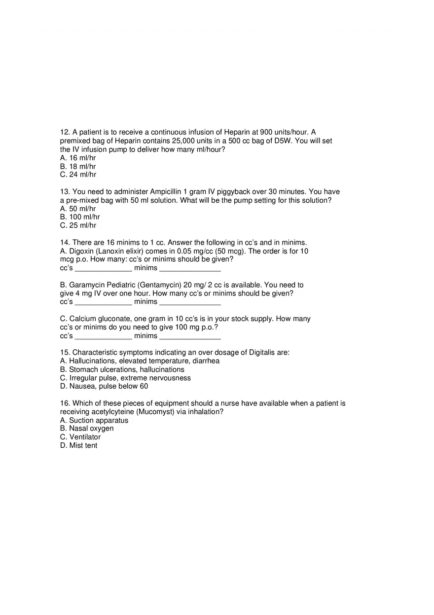 SurgiStaff - Medication Competency Test - Page 3