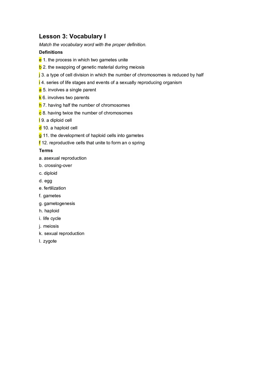Cell Cycle Mitosis Meiosis Worksheet Answers - Page 14