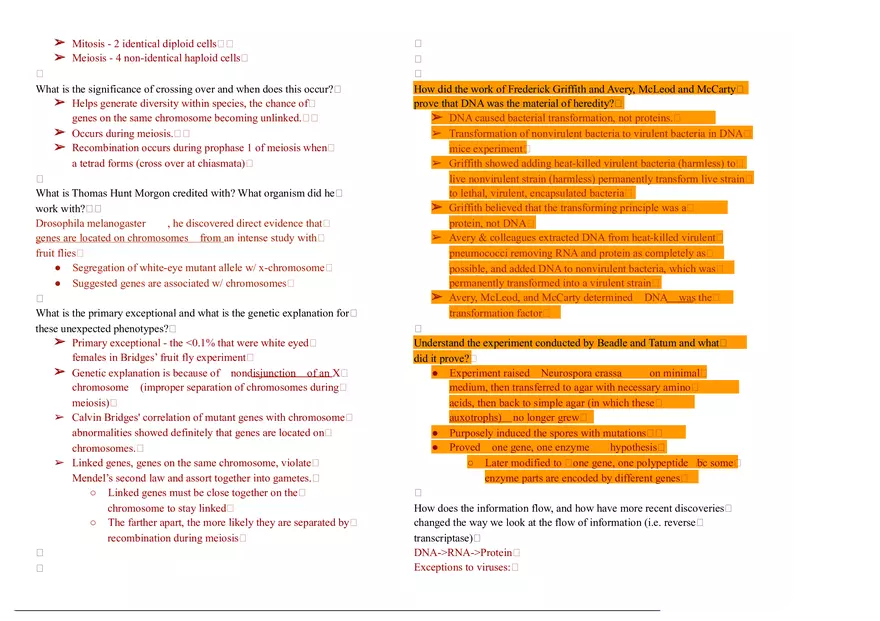Molecular Biology - Lecture Notes 1-5 - Page 4