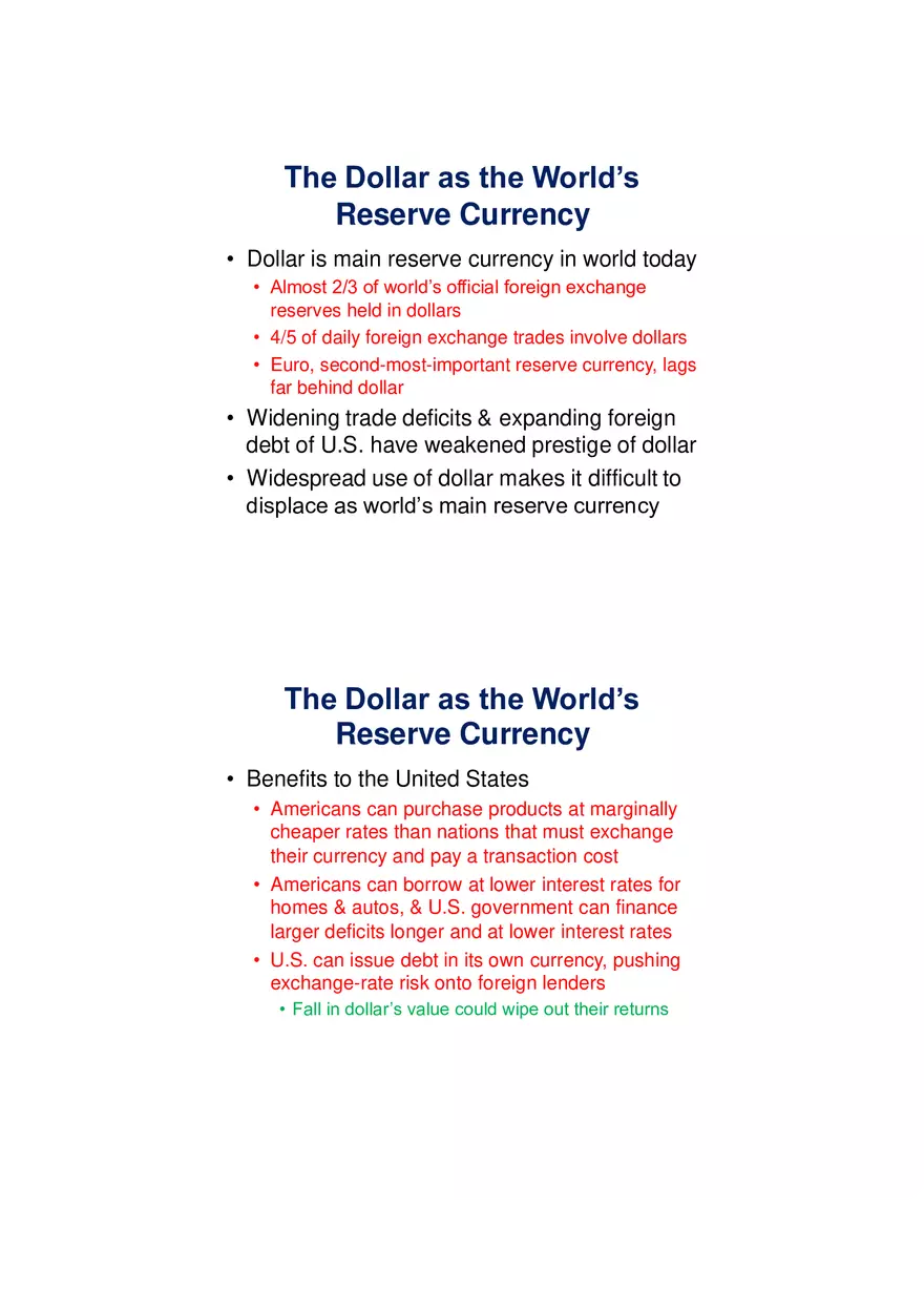 What Does a Current Account Deficit (Surplus) Mean Lecture - Page 11